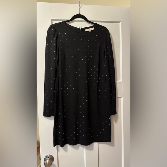 Loft beaded dress, black, size S - Picture 2 of 2